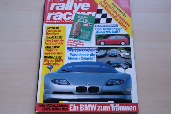 Deckblatt Rallye Racing (08/1991)